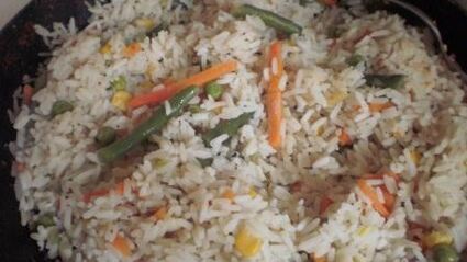 ризотто с овощами