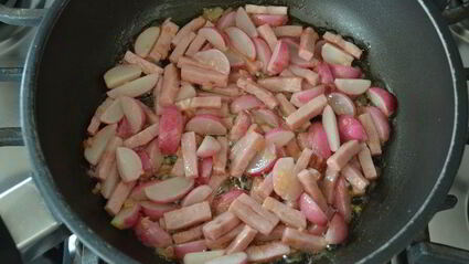 ризотто с редисом