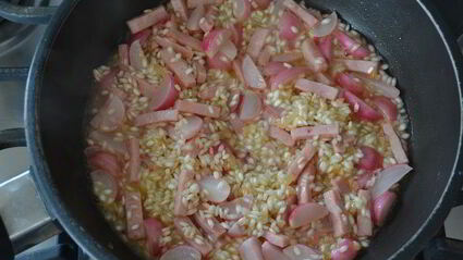 ризотто с редисом