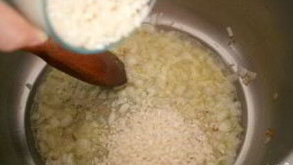 ризотто с шампиньонами