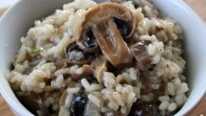 ризотто с шампиньонами