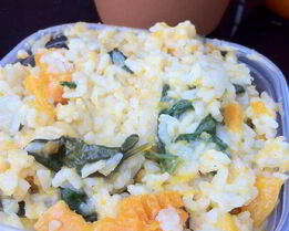 Ризотто с тыквой и фетой