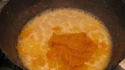 ризотто с тыквой и сыром