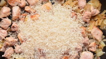 ризотто со свининой