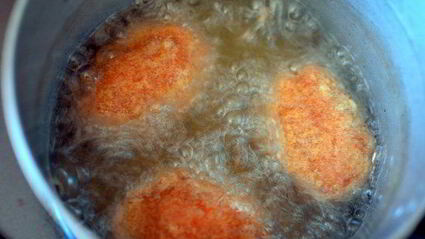 суппли — закуска из вчерашнего ризотто