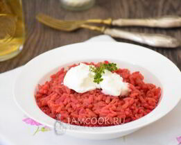 Свекольное ризотто