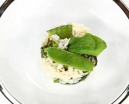 Зеленое ризотто