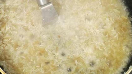 зеленое ризотто