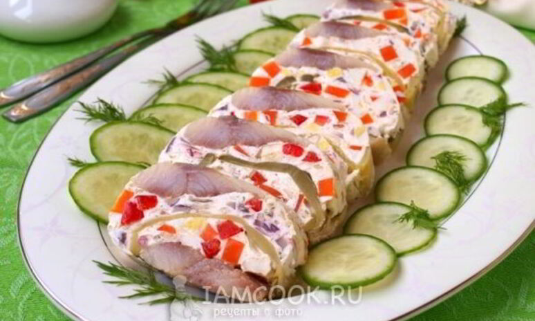 Рецепт фаршированная сельдь калейдоскоп