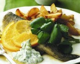 Форель в фольге с запеченным картофелем