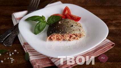 горбуша, запеченная в рукаве