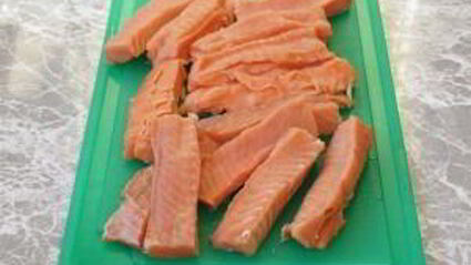 горбуша, жаренная с грибами