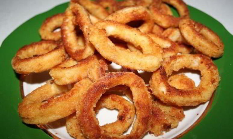 Рецепт кальмары кольцами в пивном кляре