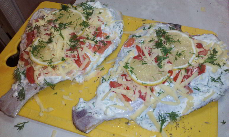 Рецепт камбала в духовке