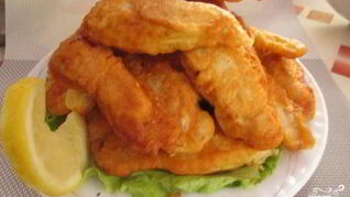 Камбала, жаренная во фритюре