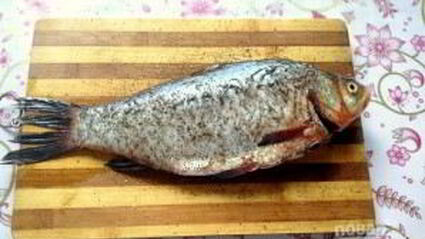 карась в фольге в духовке