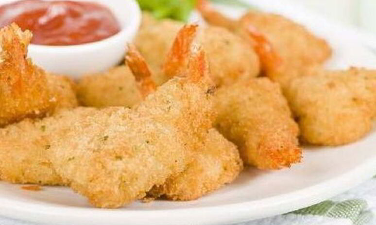 Рецепт хрустящие креветки в панировке