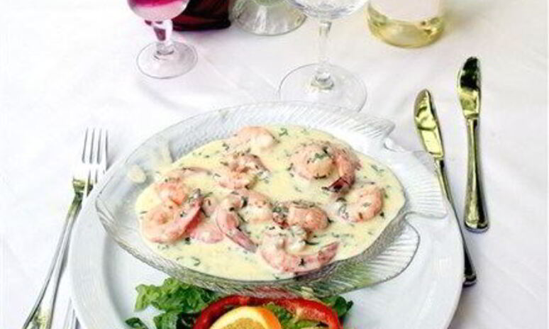 Рецепт креветки в сливочно-чесночном соусе