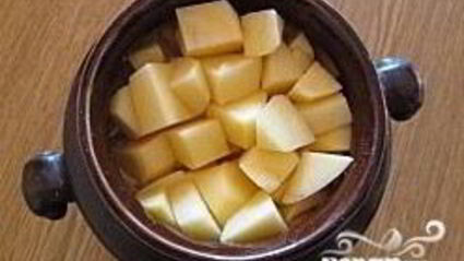 минтай в горшочке