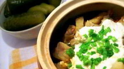 минтай в горшочке