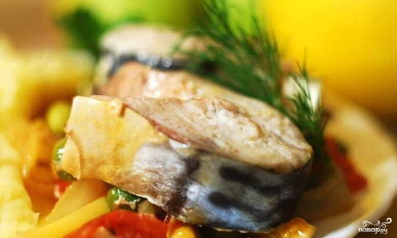 Рецепт рыба, тушенная с овощами в мультиварке