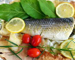 Рыба в лаваше с тархуном