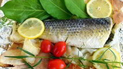 рыба в лаваше с тархуном