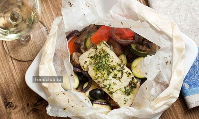 Рецепт рыба в пергаменте