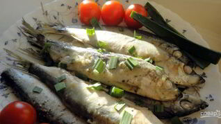 Салака в духовке