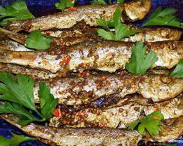 Салака жареная