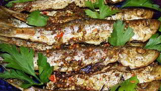 Салака жареная