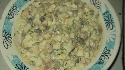 сельдь в яблоках