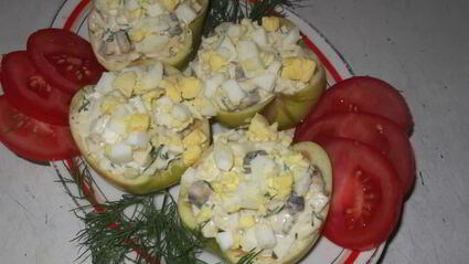 сельдь в яблоках