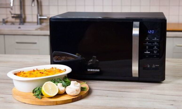 Рецепт семга с сыром и грибами в микроволновке samsung