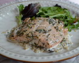 Семга с эстрагоном