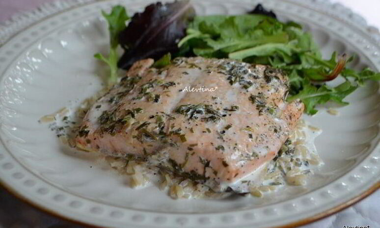 Рецепт семга с эстрагоном