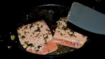 семга с эстрагоном