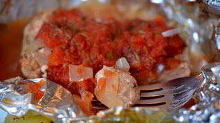 Семга в фольге