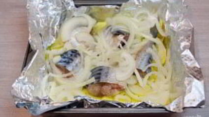 скумбрия кусочками в духовке