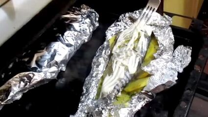 скумбрия в майонезе в духовке запеченная с луком в фольге