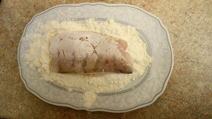 судак под маковым соусом