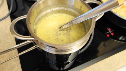 судак под маковым соусом