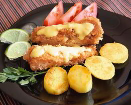 Жареная рыба с миндальной корочкой