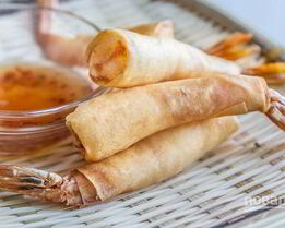 Жареные креветки в тесте