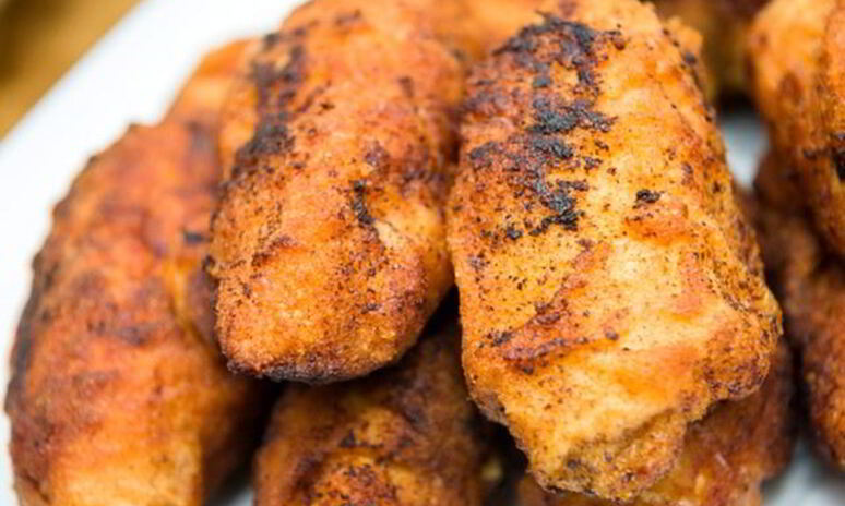 Рецепт фаршированный куриный шашлык в кляре