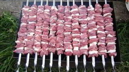 классический шашлык из баранины