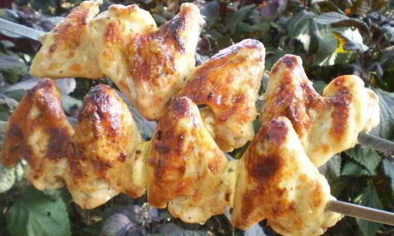 Рецепт куриный шашлык на кефире