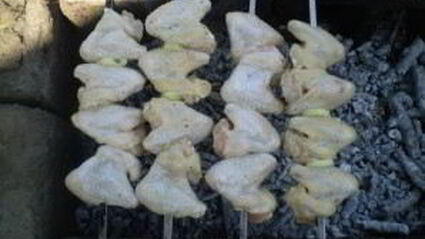 куриный шашлык на кефире