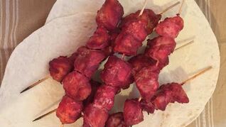 Куриный шашлык с имбирем