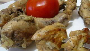 Куриный шашлык с уксусом